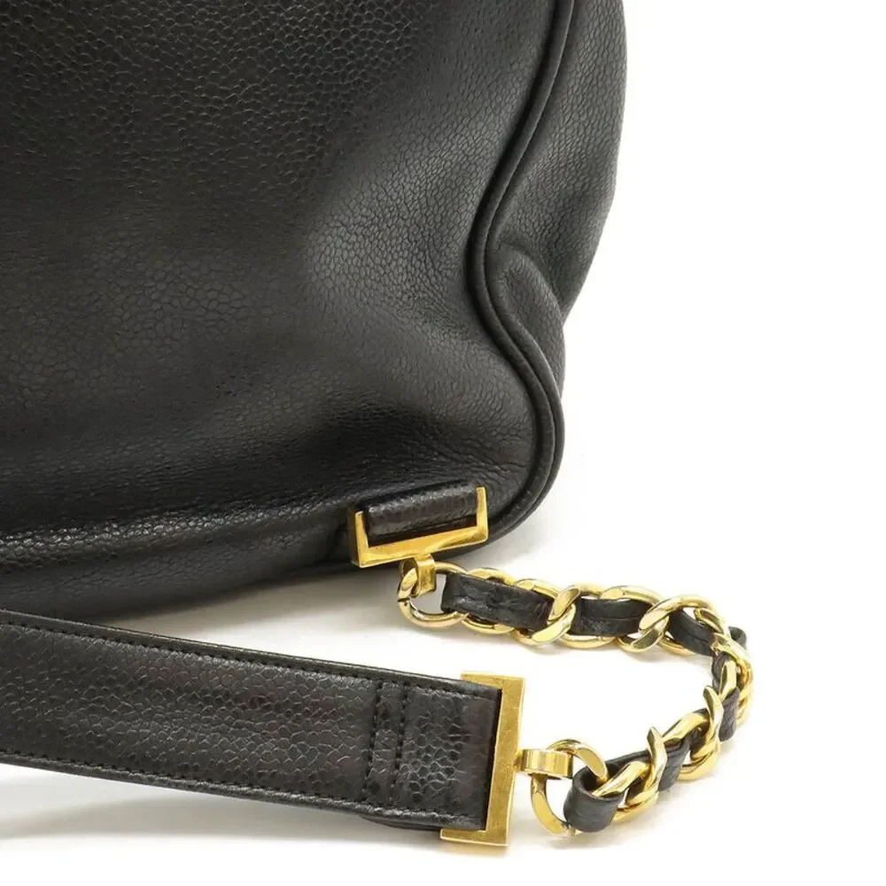 Chanel Caviar Leather Coco Ball Backpack